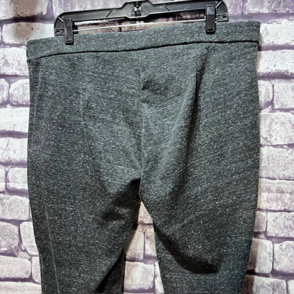 Banana Republic Gray & White Heathered Pants Size XL - Picture 6 of 8